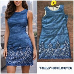 Tommy Hilfiger Royal Blue Lace Dress ♠️💙